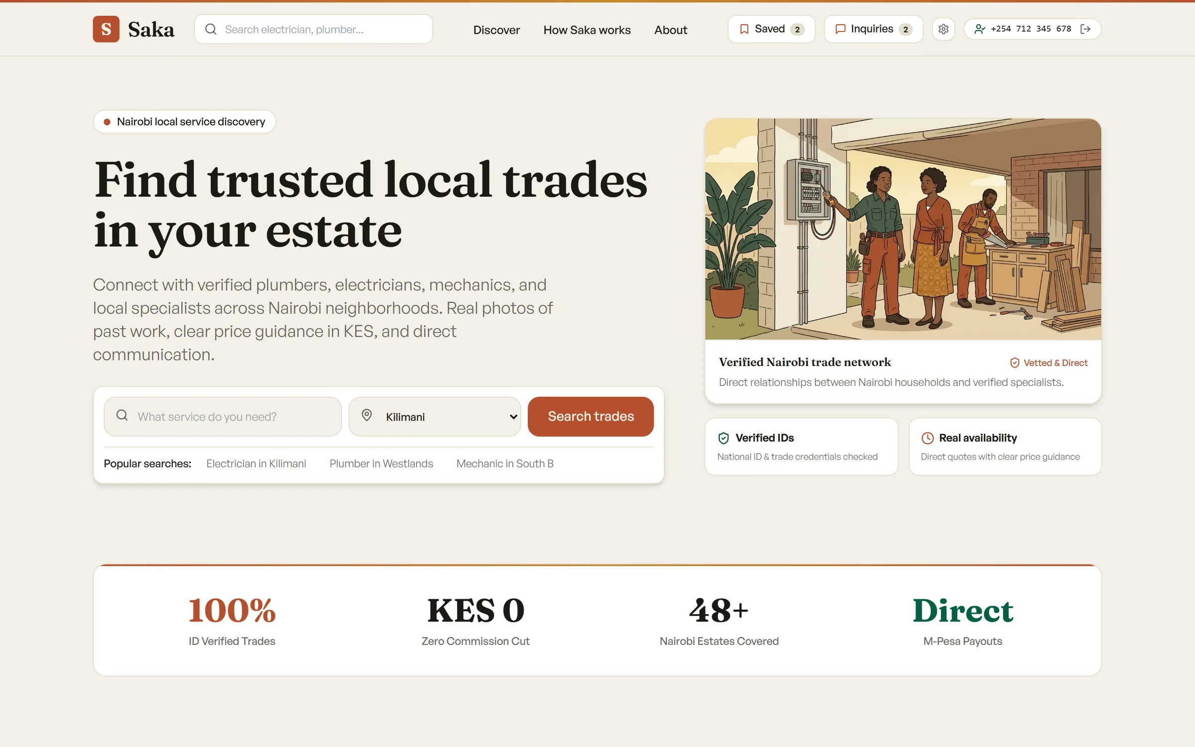 Saka service discovery marketplace